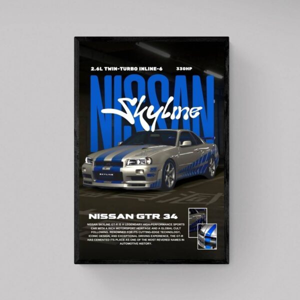 Skyline GTR Poster
