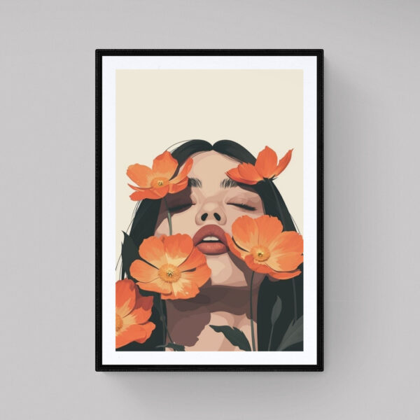 A Girl in Flowers