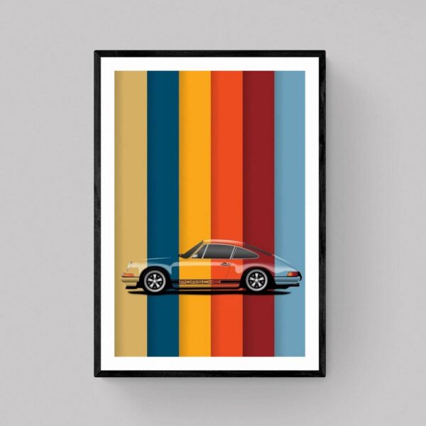 Colored Classic- Porsche