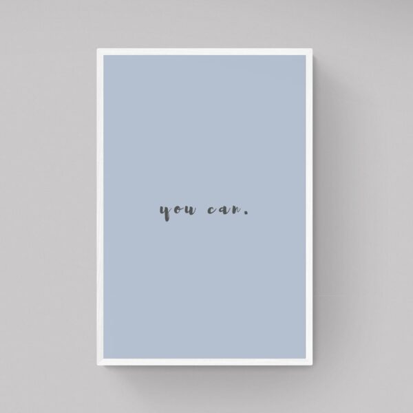You Can.