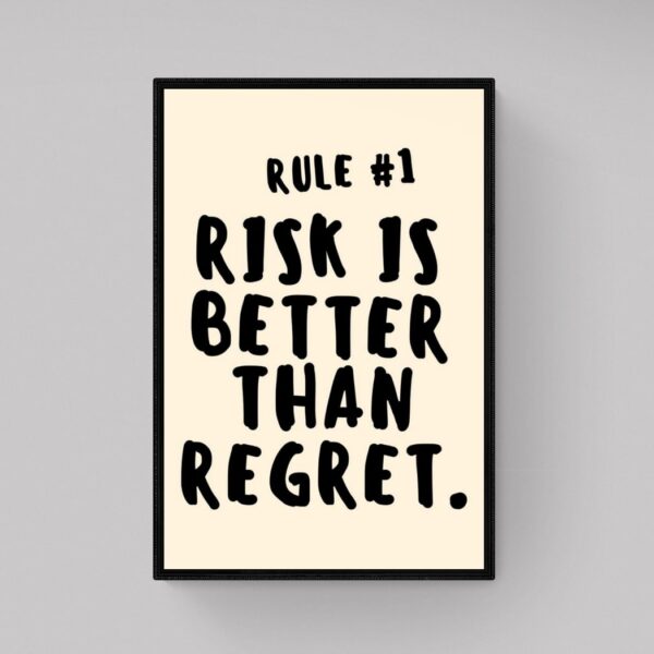 Risk > Regret
