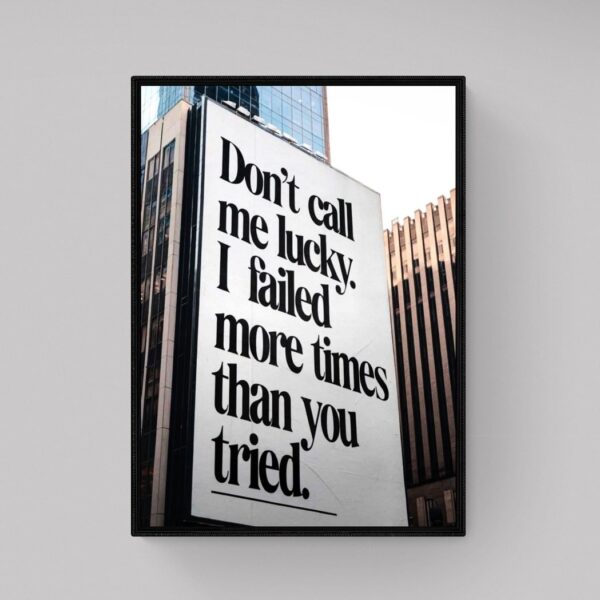 You Are Failure