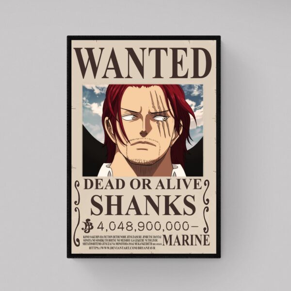 Shanks Wanted- One Piece