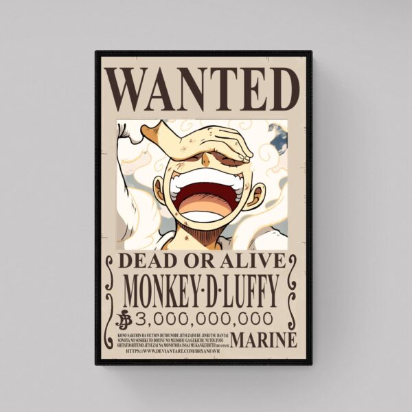 Monkey D Luffy Wanted- One Piece