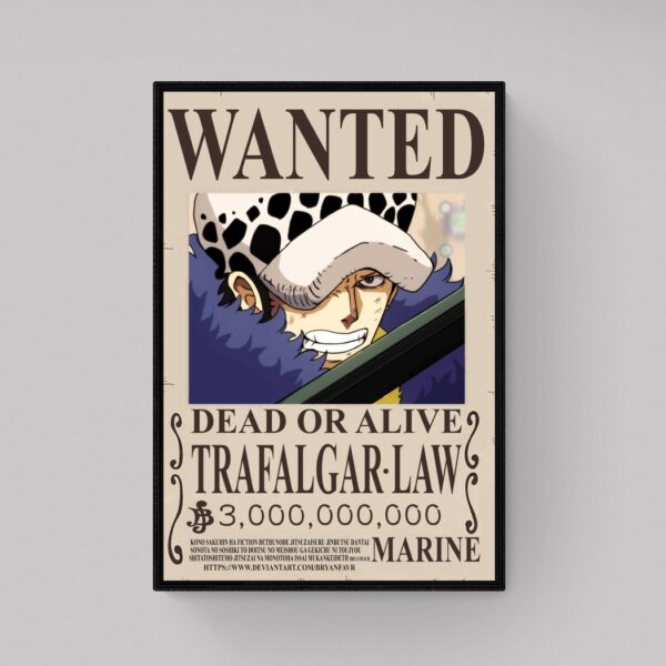 Trafalgar Law Wanted- One Piece