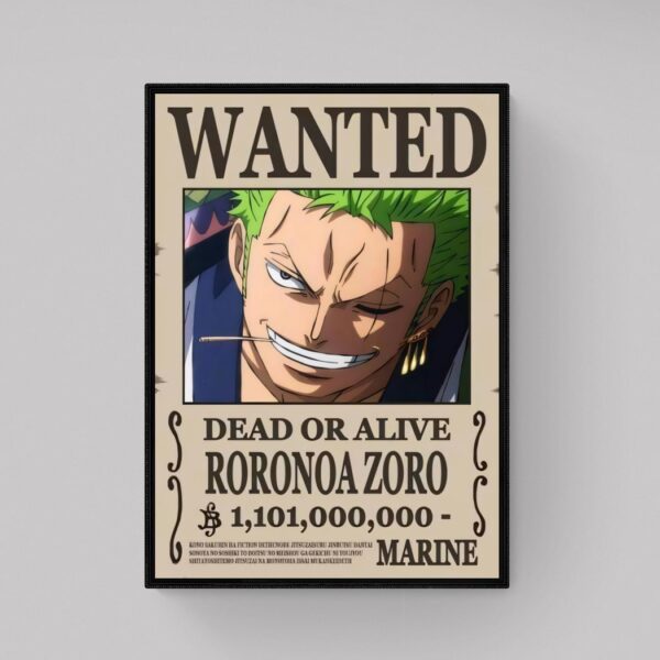 Roronoa Zoro Wanted- One Piece